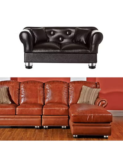 Excefore Furniture Cabinet Round Metal Legs