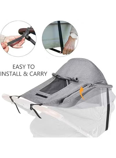 Baby Pram Sun Shade, Universal Stroller Buggy Sun Canopy, Waterproof