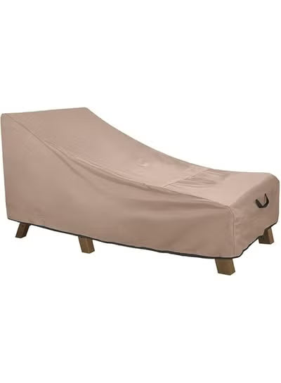 THE WHITE SHOP Waterproof Patio Chaise Lounge Cover