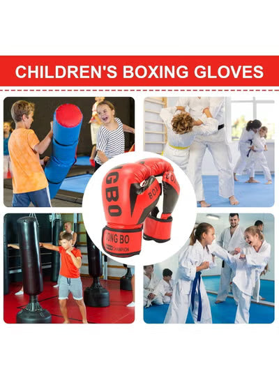 Kids Boxing Gloves, Child Boys and Girls Training Sparring Gloves | قفازات ملاكمة للأطفال، قفازات تدريب للبنين والبنات