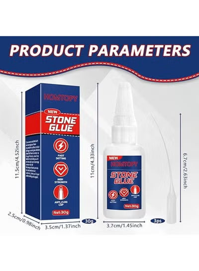 Plastic Adhesive Extra Strong, 30 g Super Glue Metal, Waterproof Plastic