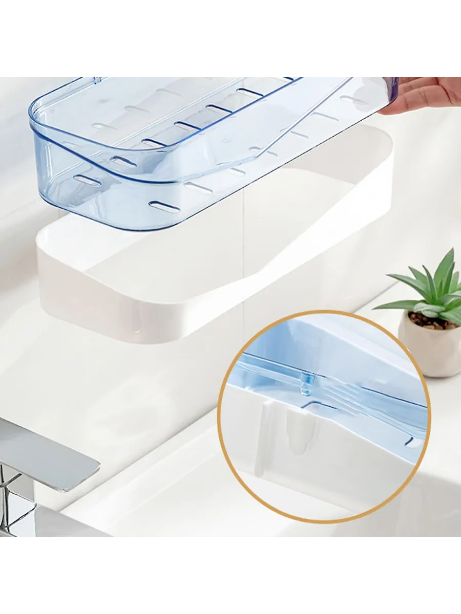 2-Pack Shower Caddy, Separable Shower Organizer with Hooks, No Drilling