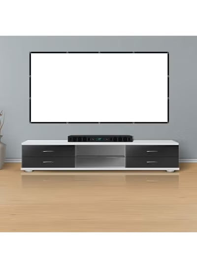 Projector Screen, 120 inch Portable Foldable Projection Screen 16:9 HD 4K | شاشة عرض 120 بوصة محمولة قابلة للطي 16:9 HD 4K