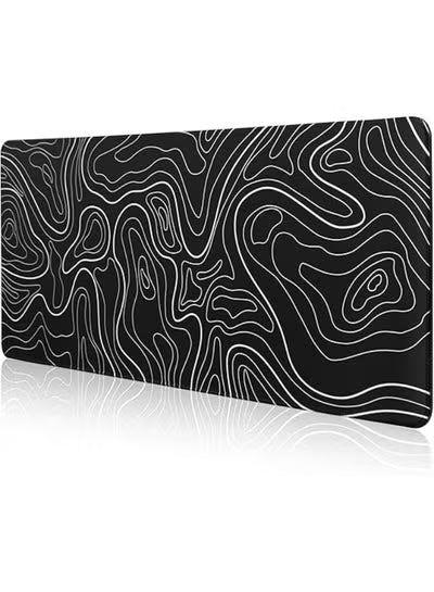 Large Gaming Mouse Pad, Thicken & Premium-Textured Keyboard Pad for PC