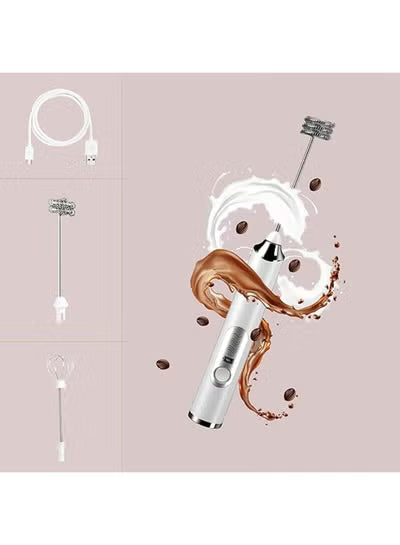 MIXER Milk Frother Rechargeable Handheld Electric Whisk Coffee Frother Mixer