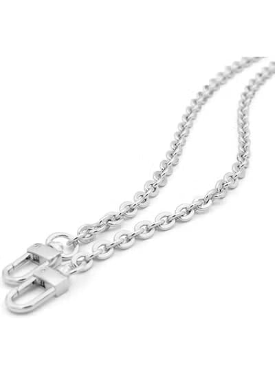 'Oval Purse Chain Flat Gold Light Weight Crossbody Shoulder Strap Polished