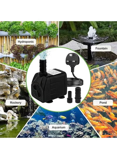 Azonee Mini Submersible Water Pump Fountain Pump 16W Fish tank Water Pump