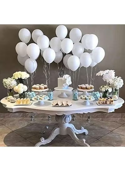 Balloon 1 Color 100 Pc’s ( White )