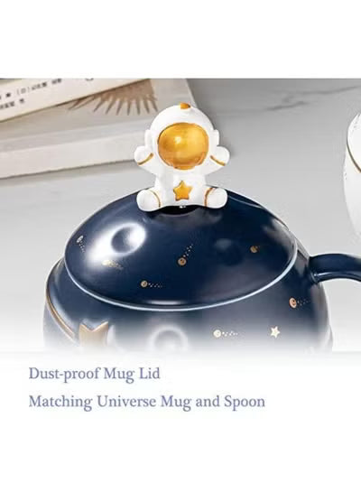Kawaii Astronaut Cup Space Embossed Planet Mug