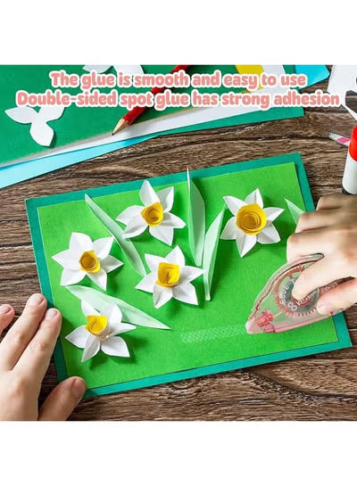 Azonee Glue Roller- Glue Tape Double Sided Tape Sticky Pads Adhesive