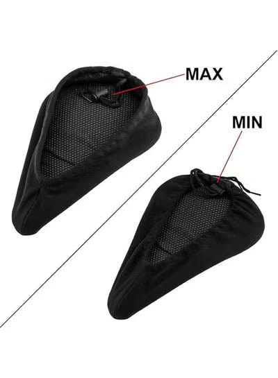 Nyganmelloz Bike Seat Cushion - Gel Padded Bike Seat Cover for Men Women Comfort