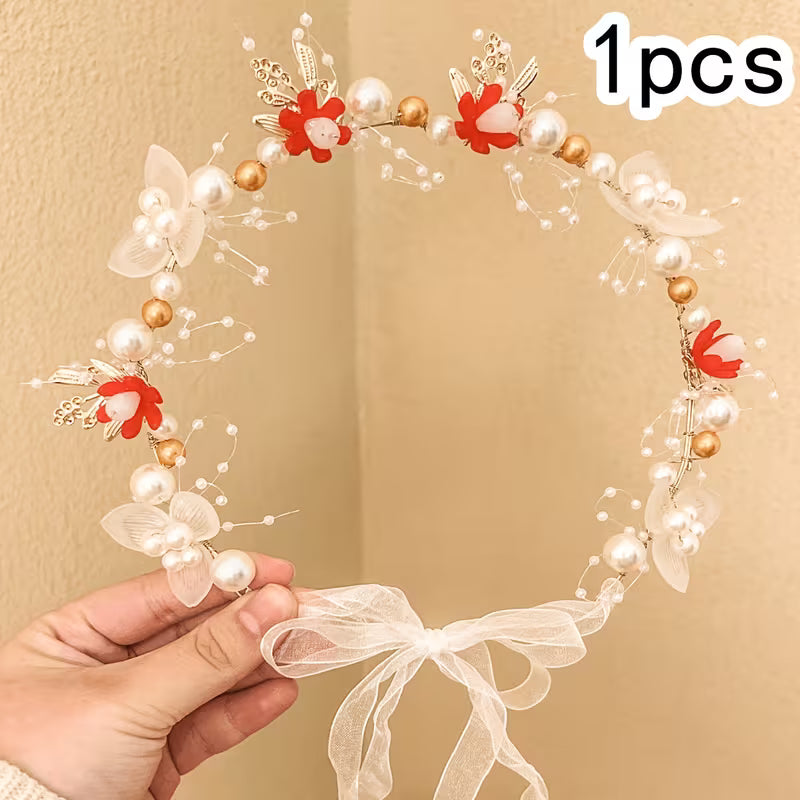 Wedding Flower Headpiece for Women | تاج زهور للعروس والمناسبات الخاصة