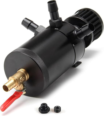 Universal 150ml Car Oil Catch Can Kit Reservoir Tank