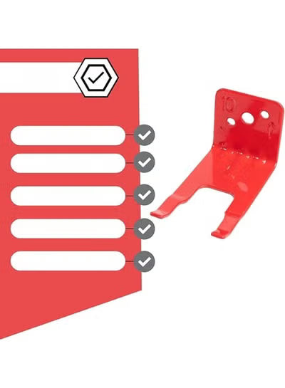 THE WHITE SHOP 4 Pack Universal Fire Extinguisher Bracket