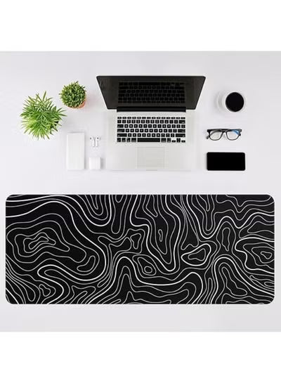 Large Gaming Mouse Pad, Thicken & Premium-Textured Keyboard Pad for PC
