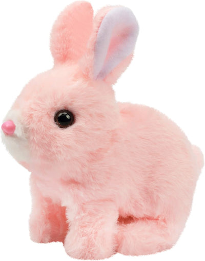 Hopearl Hopping Rabbit Interactive Electronic Pet Plush Bunny Toy with