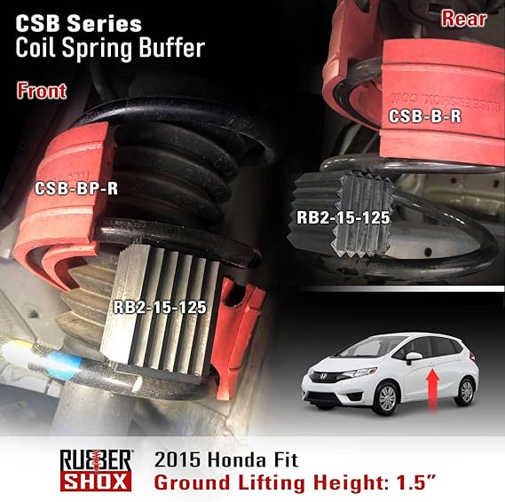 U.S. RubberShox Series Front-Rear Car Coil Spring Buffer Cushion/Automotive