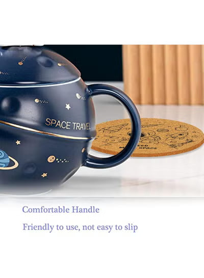 Kawaii Astronaut Cup Space Embossed Planet Mug