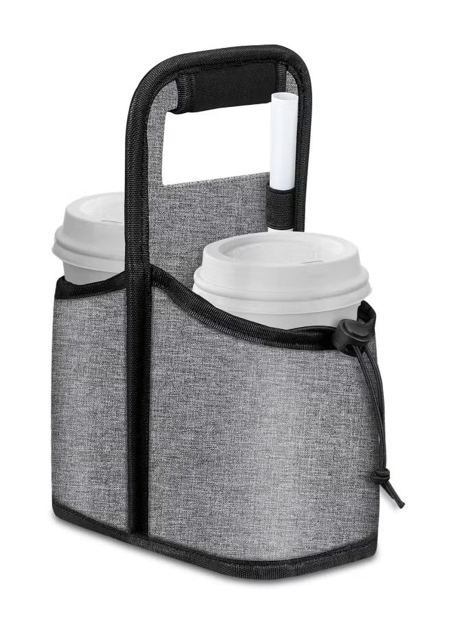 Cup Carrier for Drinks | 2 Cups Foldable Drink Carrier
