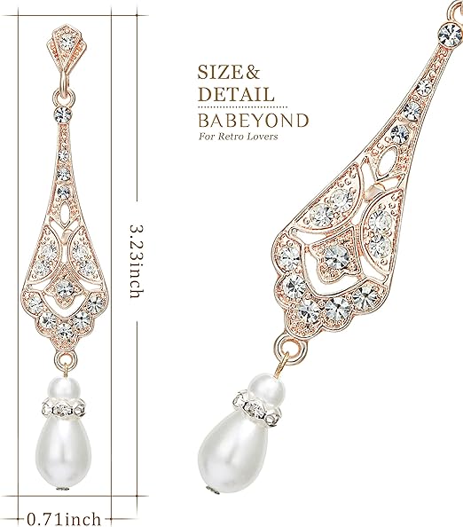 1920s Accessories Flapper Gatsby Costume Women Set 20s Flapper Headband