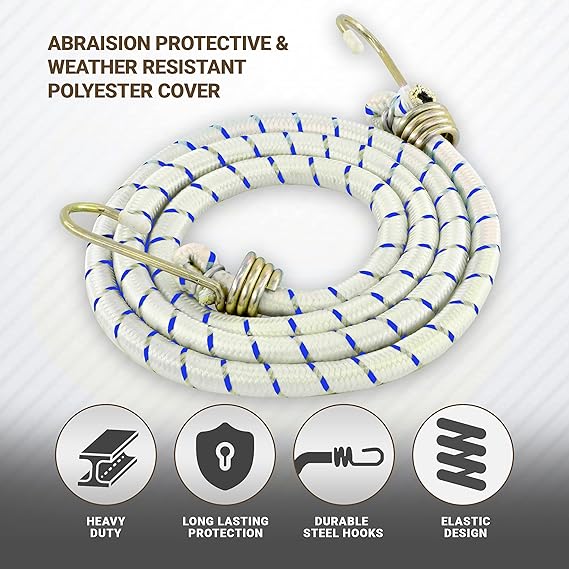 2 Pack 72-Inch Long Bungee Cords