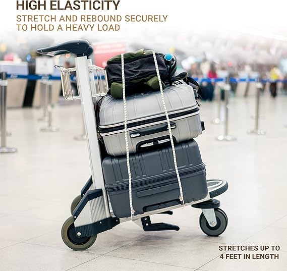 2 Pack 72-Inch Long Bungee Cords