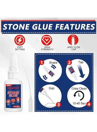 Plastic Adhesive Extra Strong, 30 g Super Glue Metal, Waterproof Plastic