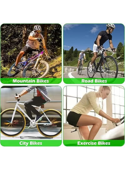 Nyganmelloz Bike Seat Cushion - Gel Padded Bike Seat Cover for Men Women Comfort
