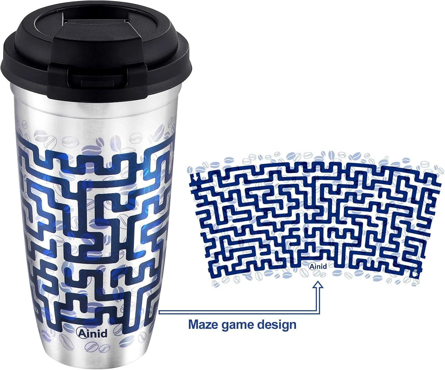 15oz Travel Coffee Mug with Lid