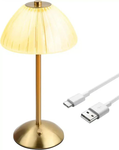 Wireless Touch Dimmable LED Table Lamp – USB Rechargeable Bedside & Desk Lamp for Bedroom & Living Room | UAE