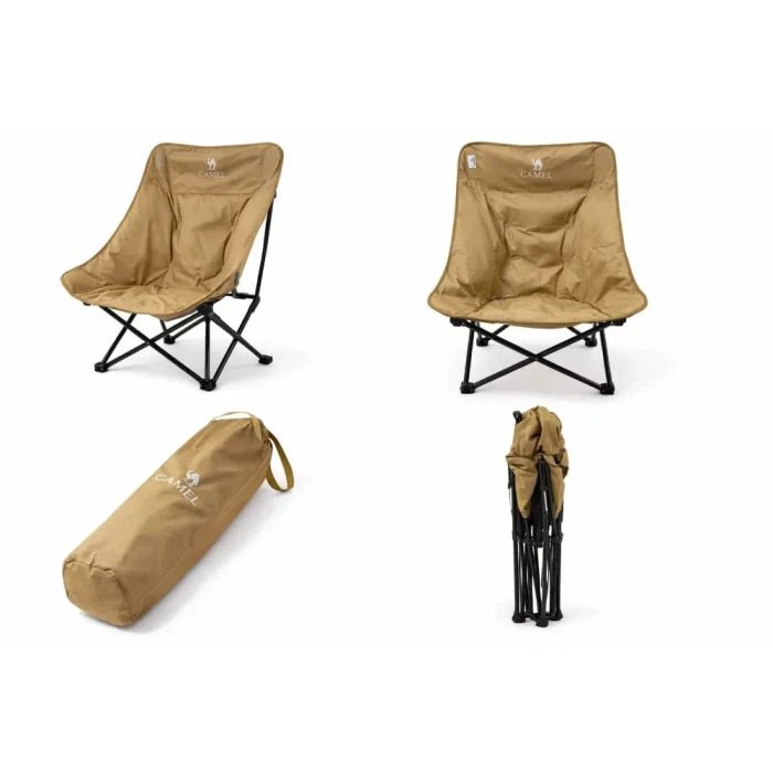 Camel Foldable Camping Chair - M&M