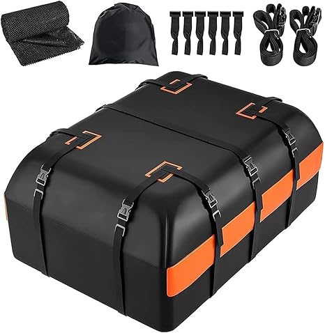 Car Rooftop Cargo Carrier Bag, 21 Cubic Feet 100% Waterproof Heavy Duty Car - M&M
