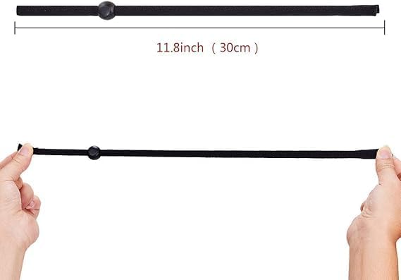 Black Adjustable Sunglass Strap Multipack - M&M