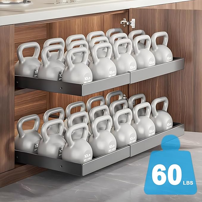 Heavy - Duty Expandable Pull - Out Cabinet Organizer - M&M