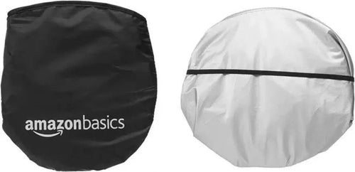 Amazon Basics Plastic Car Windshield Sun Shade| Large - M&M