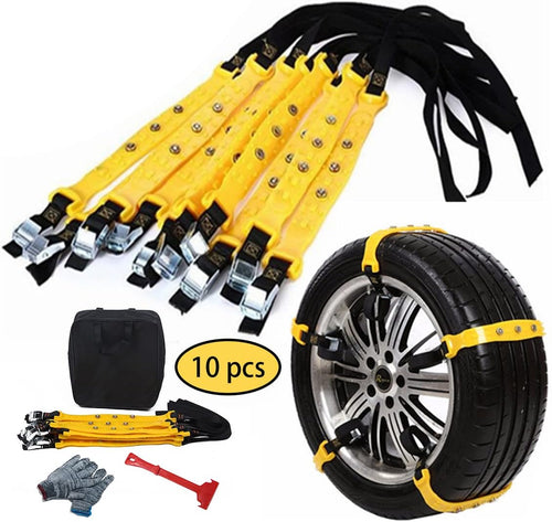 10 Pcs Snow Tire Chains for Car - M&M