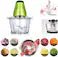 Electric Food Chopper & Meat Grinder Machine with Bonus Glass Bowl – High - Power Multi - Functional Mincer for Meat, Vegetables, Fruits & Nuts - M&M