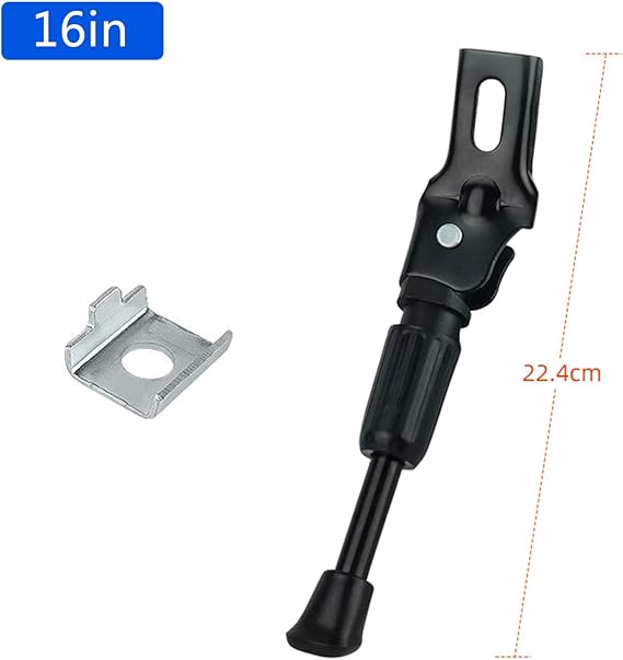 Bike Kickstand Kids Adjustable Rear Side Bicycles Stand Kickstand for - M&M