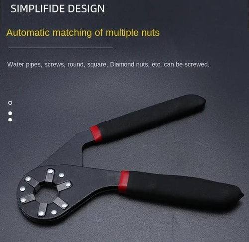 Adjustable Torx Wrench Outer Hexagonal Magic Wrench Set – Outer Hexagonal Socket Tool for Factory & Automobile Maintenance - M&M