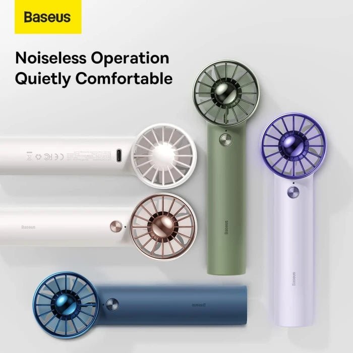Baseus Flyer Turbine Handheld Fan High Capacity（4000mAh）Type - C Output Line White - M&M