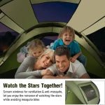 Camping Tent 4 Person Dome Tent Instant Tent for Camping with Waterproof, Windproof, Carry Bag,Lightweight for Camping, Backpacking & Hiking Family Outdoor - M&M