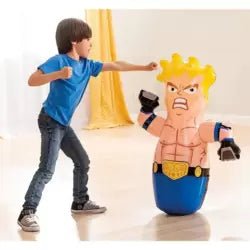 Intex 3D Animated Character Inflatable Bop Bag – 94x74cm - Yellow Hair - M&M