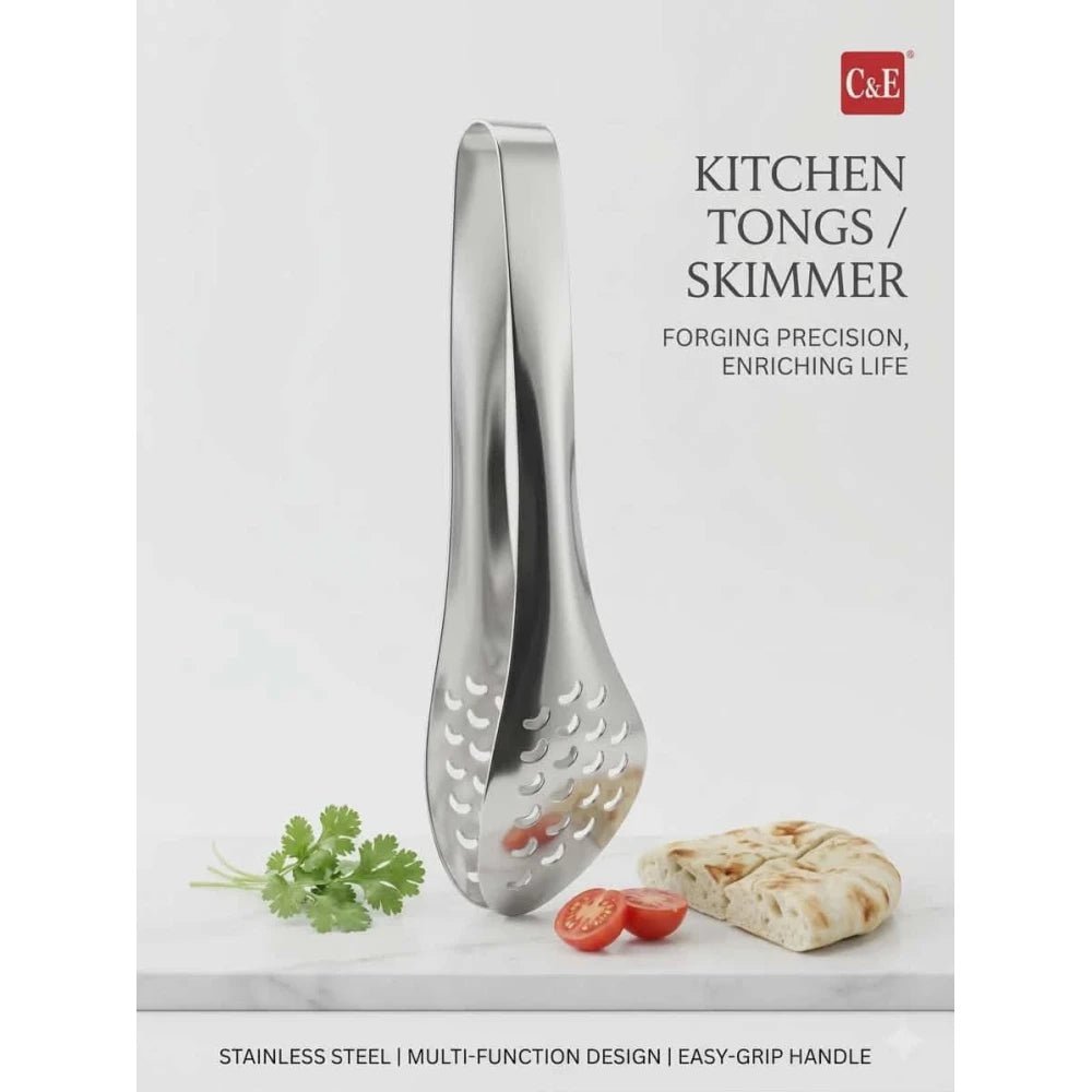 C&E KITCHEN TONGS/SKIMMER - M&M