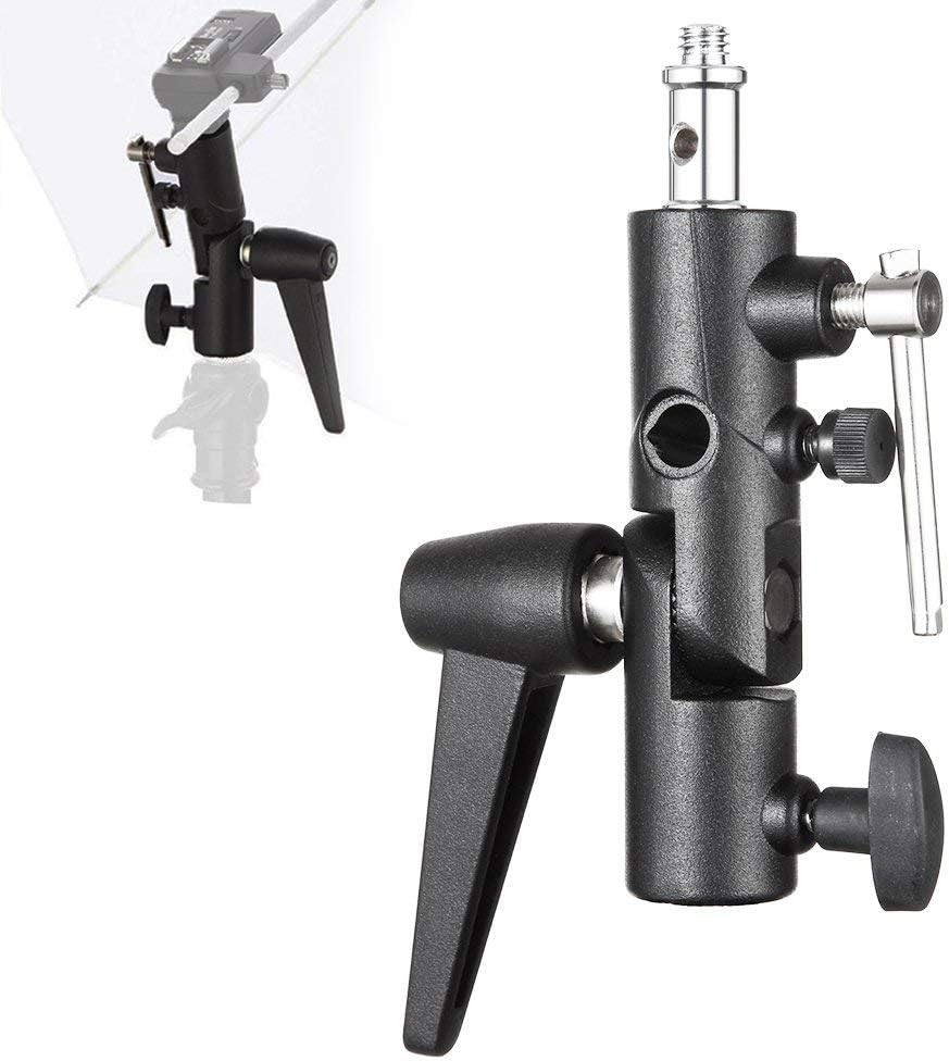 eWINNER H - Type Camera Flash Bracket 180°Swivel Mount Umbrella Holder - M&M