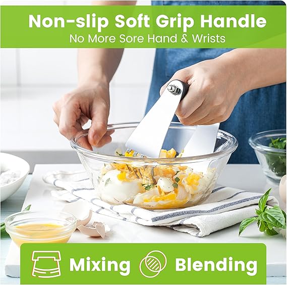 Spring Chef Dough Blender Stainless Steel Pastry Cutter Set - M&M
