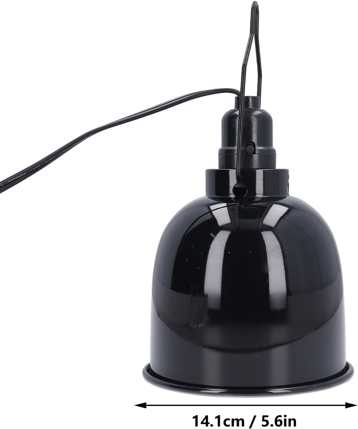 UVB Reptile Light Fixture, Reptile Heat Lamp 250W Aluminum Lizard - M&M