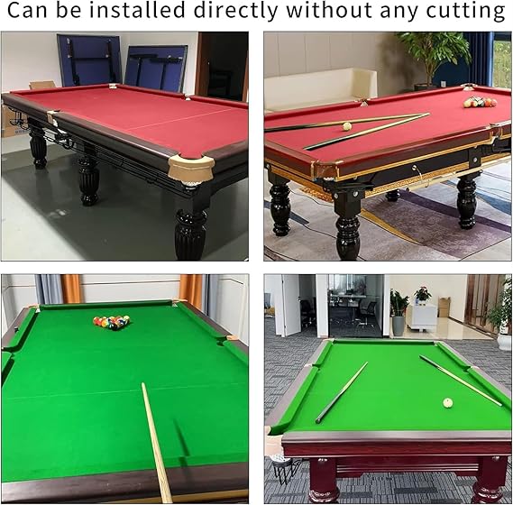 THE WHITE SHOP Billiard Table Cloth Tablecloth American Pool Table Cloth - M&M