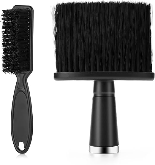 Abeillo 2 Pieces Barber Brush Set - M&M