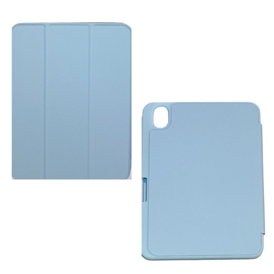 Hard Case 8.3 Inch for Apple iPad Mini 6th Gen 2021 Sky Blue Book Cover Fold - M&M