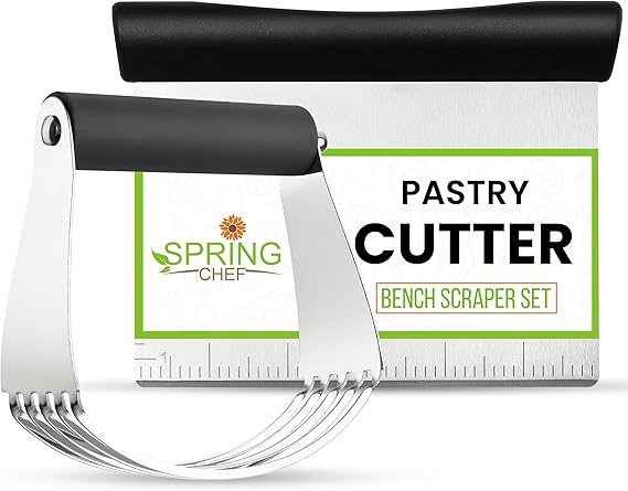 Spring Chef Dough Blender Stainless Steel Pastry Cutter Set - M&M